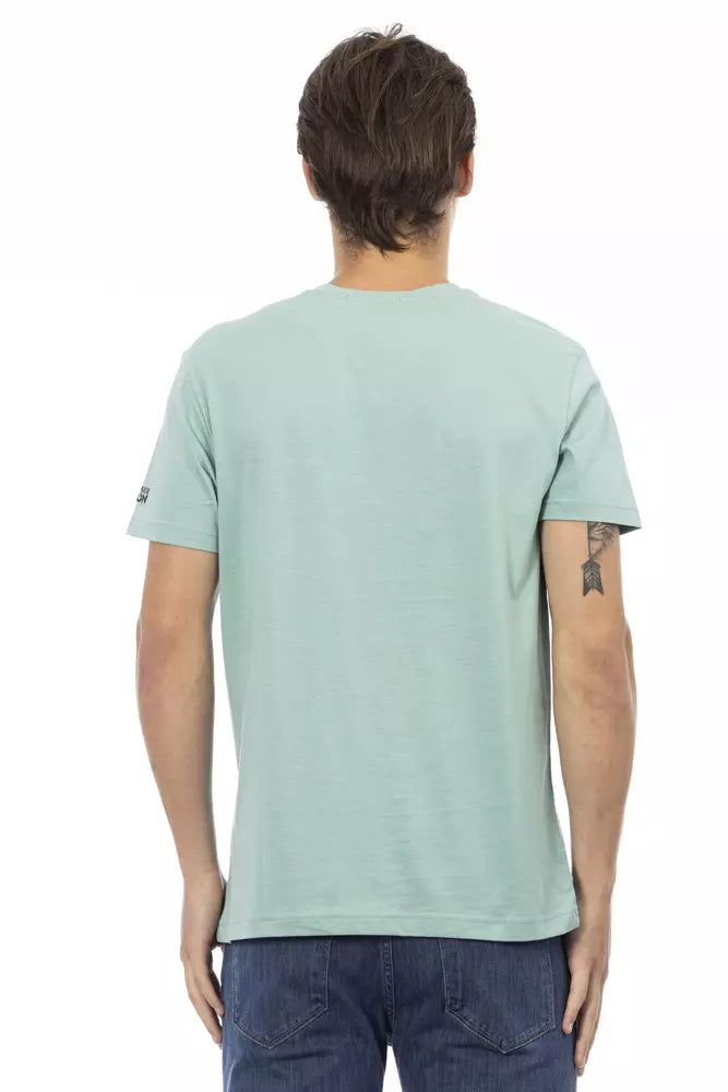 Green Cotton Men T-Shirt - SEHABRANDS