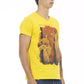 Yellow Cotton Men T-Shirt - SEHABRANDS