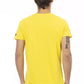 Yellow Cotton Men T-Shirt - SEHABRANDS