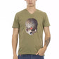 Green Cotton Men T-Shirt - SEHABRANDS