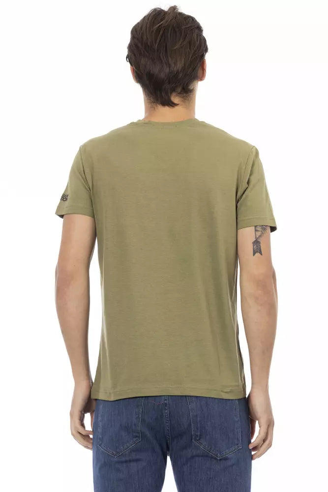 Green Cotton Men T-Shirt - SEHABRANDS