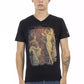 Black Cotton Men T-Shirt - SEHABRANDS