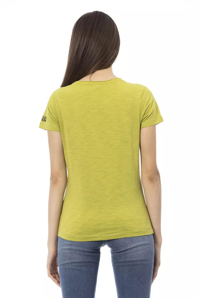 Green Cotton Women Top - SEHABRANDS