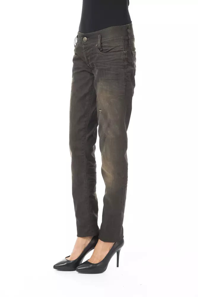 Black Cotton Women Jeans - SEHABRANDS