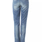 Blue Cotton Women Jeans - SEHABRANDS