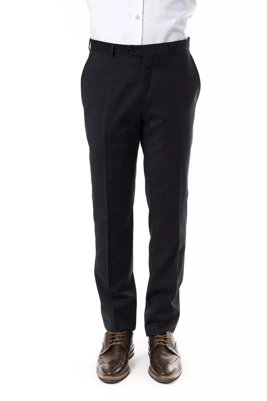 Gray Wool Men Pant - SEHABRANDS