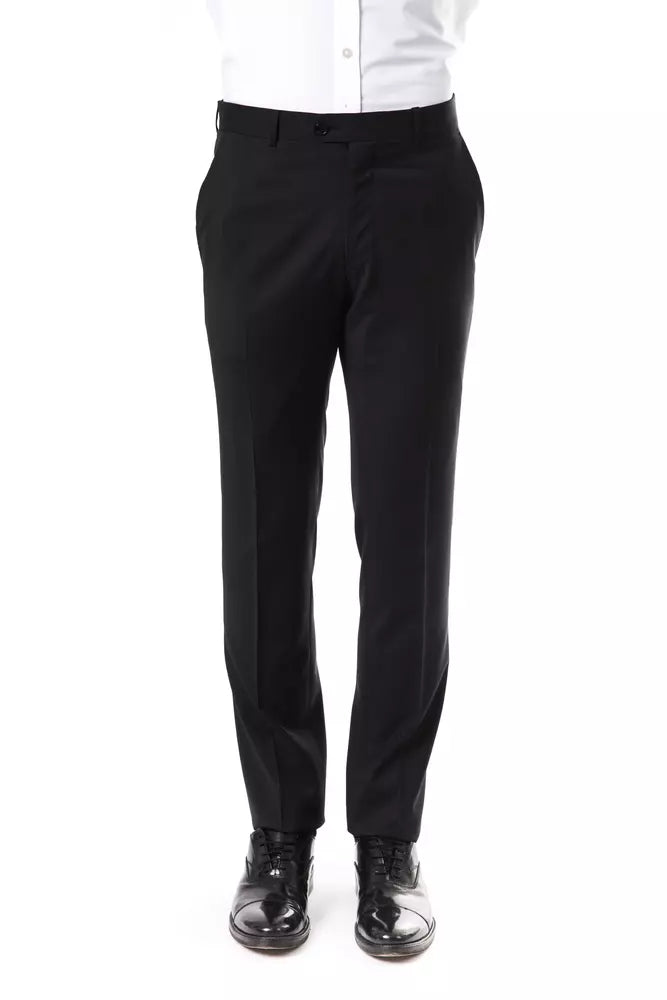 Gray Wool Men Pant - SEHABRANDS