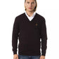 Brown Merino Wool Men Sweater - SEHABRANDS