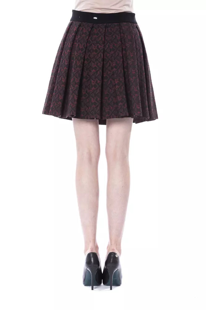 Brown Cotton Women Skirt - SEHABRANDS