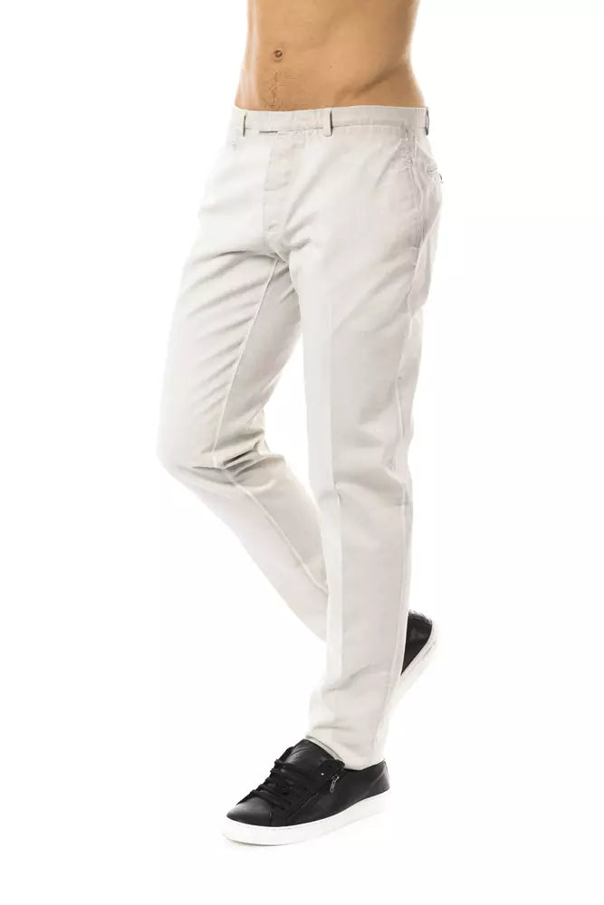 Gray Cotton Men Pant - SEHABRANDS