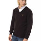 Brown Merino Wool Men Sweater - SEHABRANDS