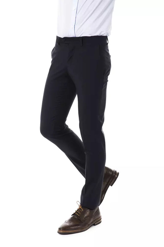 Gray Wool Men Pant - SEHABRANDS