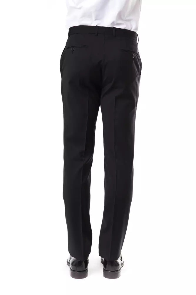 Gray Wool Men Pant - SEHABRANDS