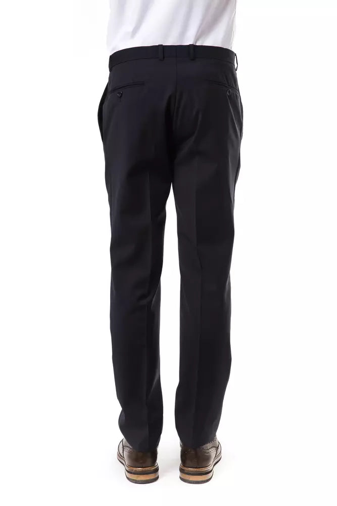 Gray Wool Men Pant - SEHABRANDS