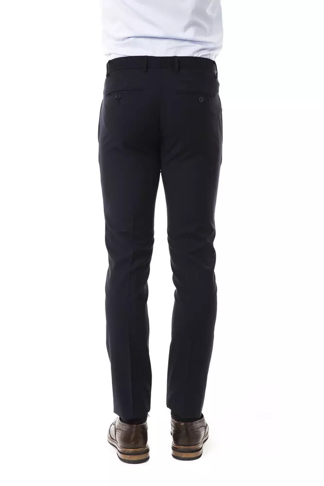 Gray Wool Men Pant - SEHABRANDS