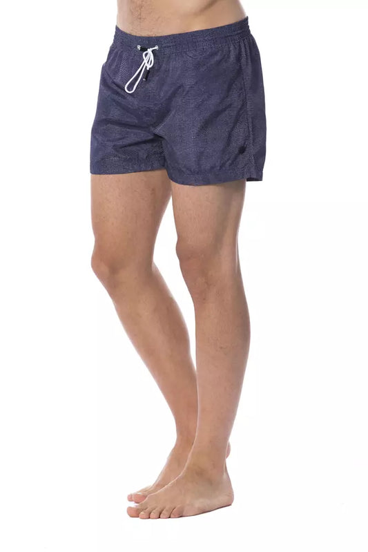 Blue Polyester Men Swimwear - SEHABRANDS