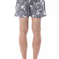 Black Polyester Men's Swim Trunk - SEHABRANDS