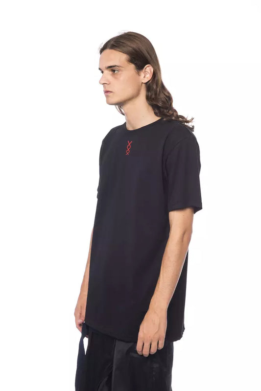 Black Cotton Men T-Shirt - SEHABRANDS