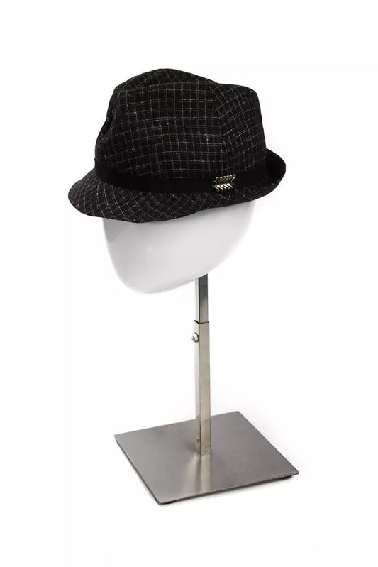 Black Wool Women Hat - SEHABRANDS