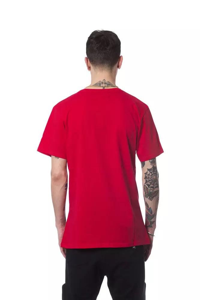 Red Cotton Men T-Shirt - SEHABRANDS