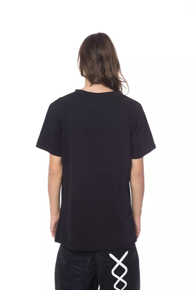 Black Cotton Men T-Shirt - SEHABRANDS