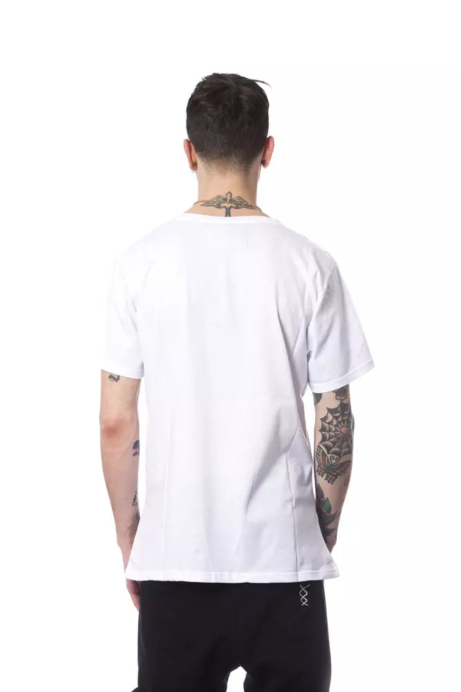 White Cotton Men T-Shirt - SEHABRANDS