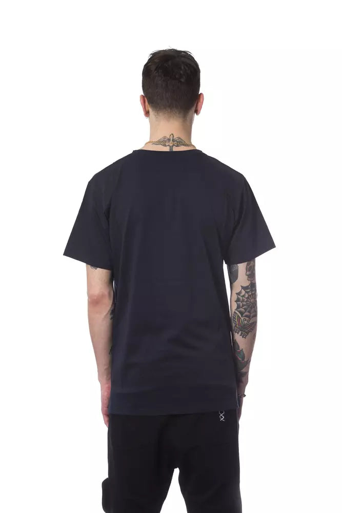 Blue Cotton Men T-Shirt - SEHABRANDS