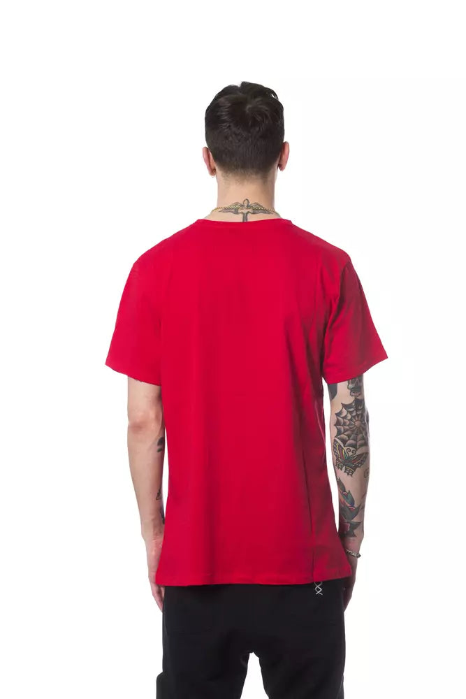 Red Cotton Men T-Shirt - SEHABRANDS