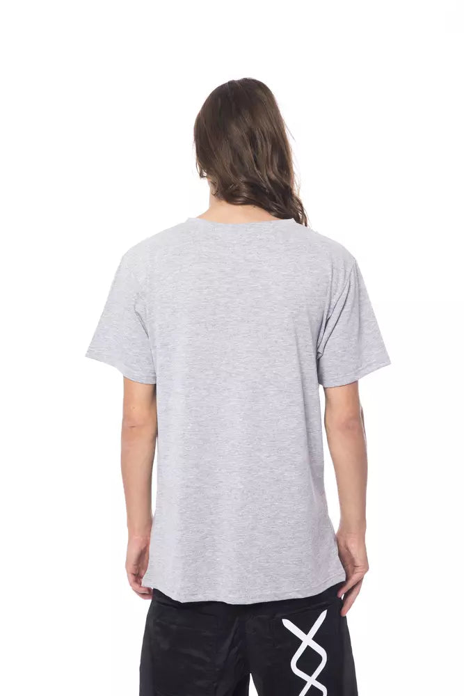 Gray Cotton Men T-Shirt - SEHABRANDS