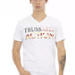 White Cotton Men T-Shirt - SEHABRANDS