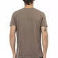 Brown Cotton Men T-Shirt - SEHABRANDS