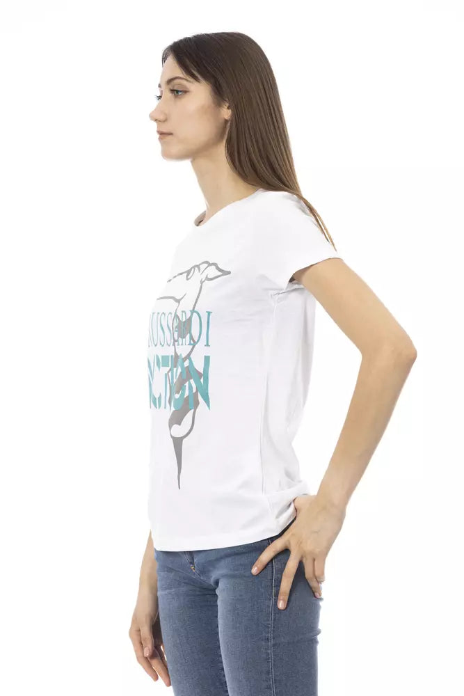 White Cotton Women Top - SEHABRANDS