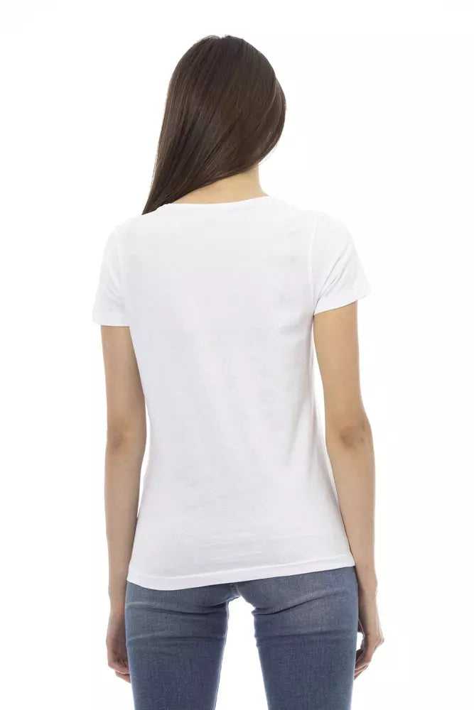 White Cotton Women Top - SEHABRANDS