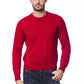 Red Merino Wool Men Sweater - SEHABRANDS