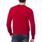 Red Merino Wool Men Sweater - SEHABRANDS