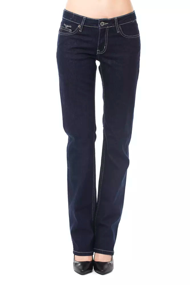 Blue Cotton Women Jeans - SEHABRANDS