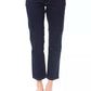 Blue Cotton Women Capri Jeans - SEHABRANDS