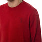 Red Merino Wool Men Sweater - SEHABRANDS