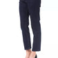 Blue Cotton Women Capri Jeans - SEHABRANDS