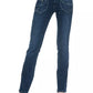 Blue Cotton Women Jeans - SEHABRANDS