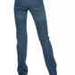 Blue Cotton Women Jeans - SEHABRANDS