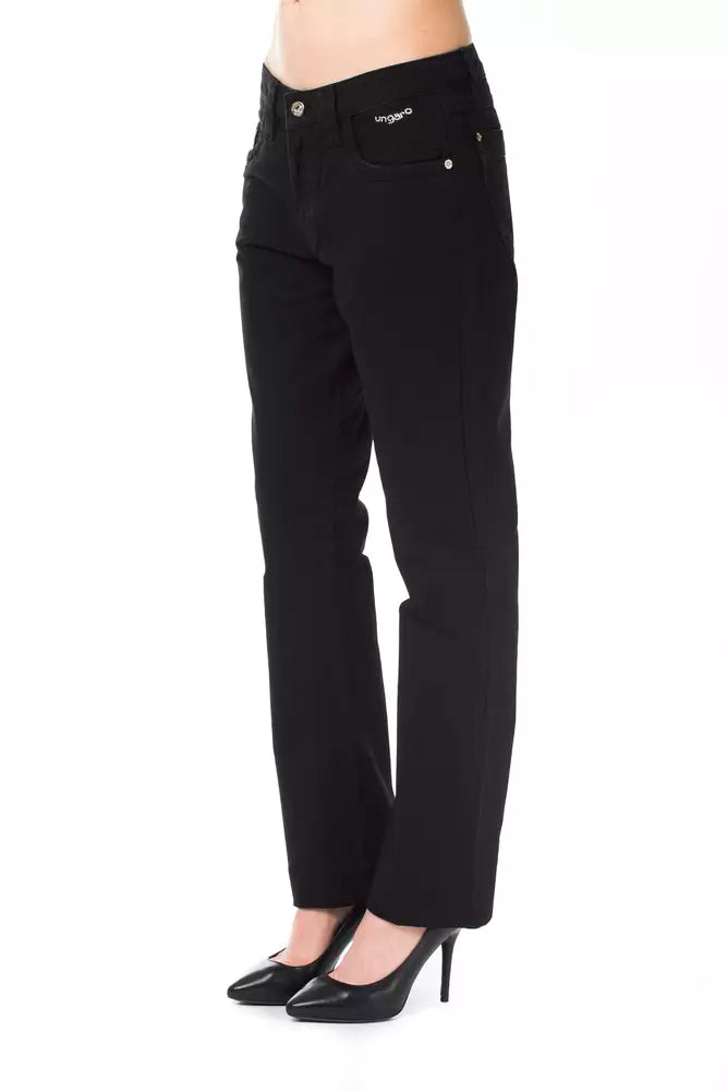 Black Cotton Women Jeans - SEHABRANDS