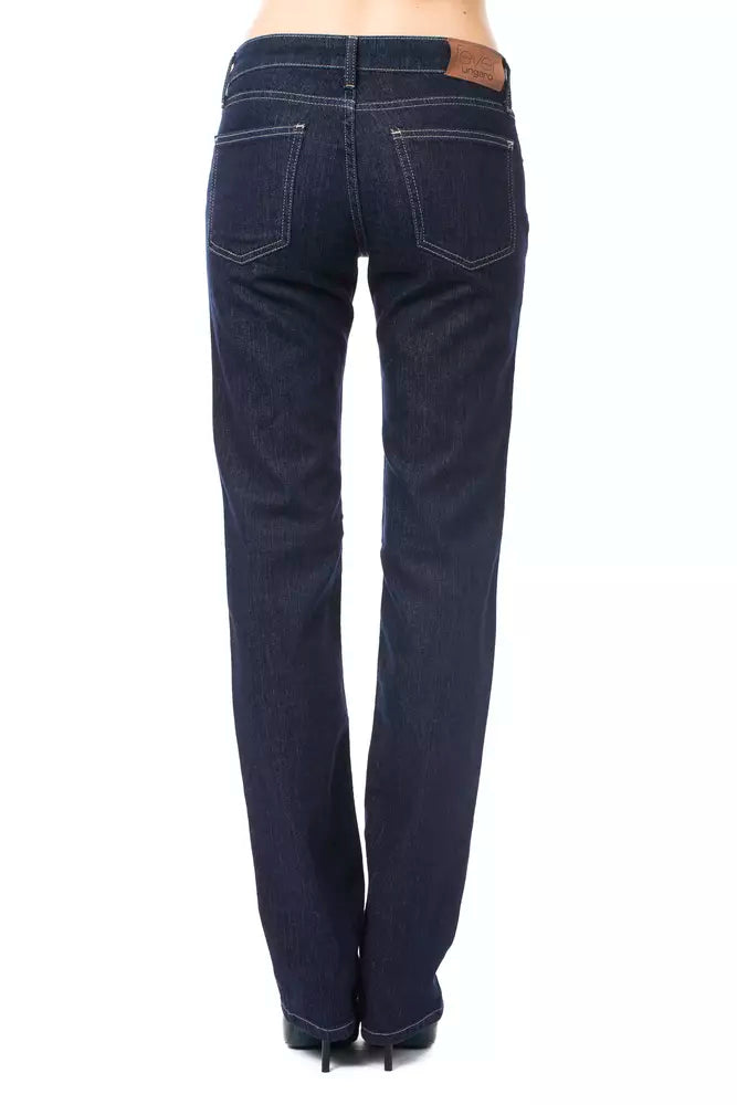 Blue Cotton Women Jeans - SEHABRANDS