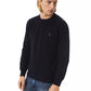 Blue Wool Men Sweater - SEHABRANDS