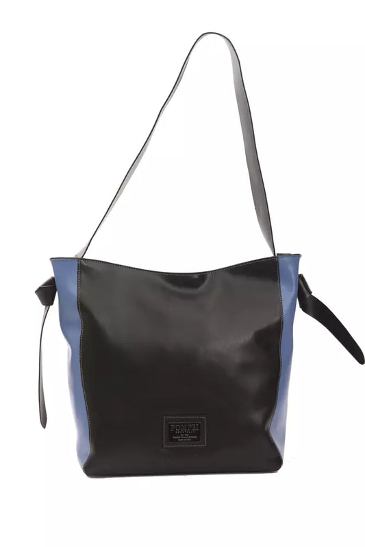 Black Leather Women Shoulder Bag - SEHABRANDS