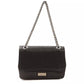 Black Leather Women Crossbody Bag - SEHABRANDS