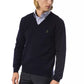 Blue Merino Wool Men Sweater - SEHABRANDS