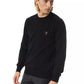 Black Merino Wool Men Sweater - SEHABRANDS