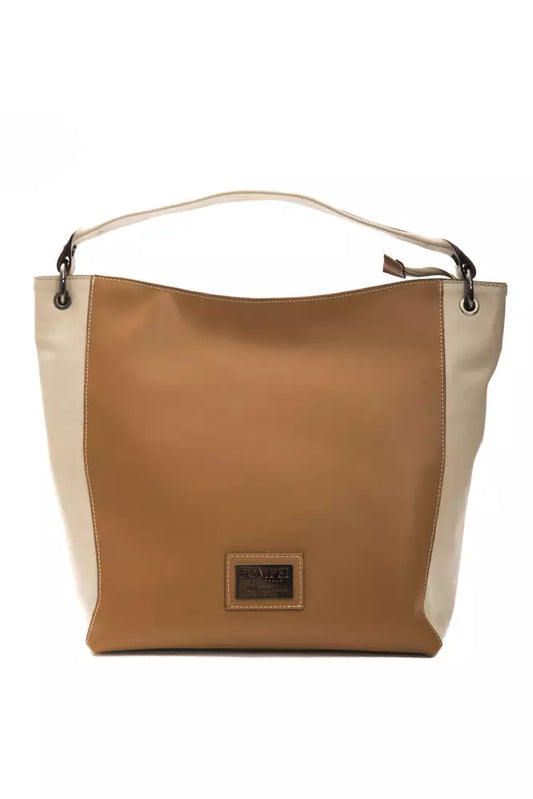 Brown Leather Women Shoulder Bag - SEHABRANDS