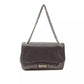 Gray Leather Women Crossbody Bag - SEHABRANDS